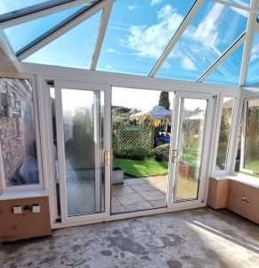 inline patio door installation by roofriendly lincoln